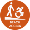 The Surf Centre boasts quiet access directly to the beach and into the no car zone!