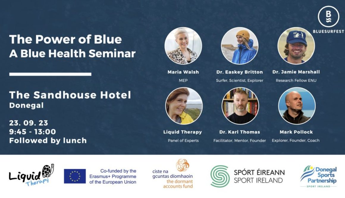 BLUESURFEST seminar details including speakers, location and name.